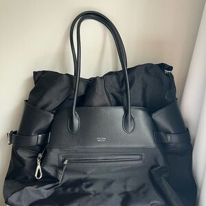 Margaux 17 inside out black nylon bag margaux